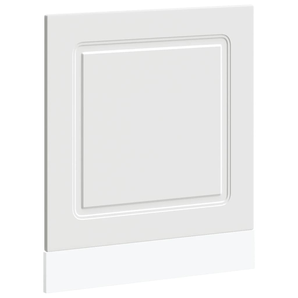 vidaXL Panou pentru mașină de spălat vase Kalmar alb 60x1,5x57 cm lemn de prelucrare
