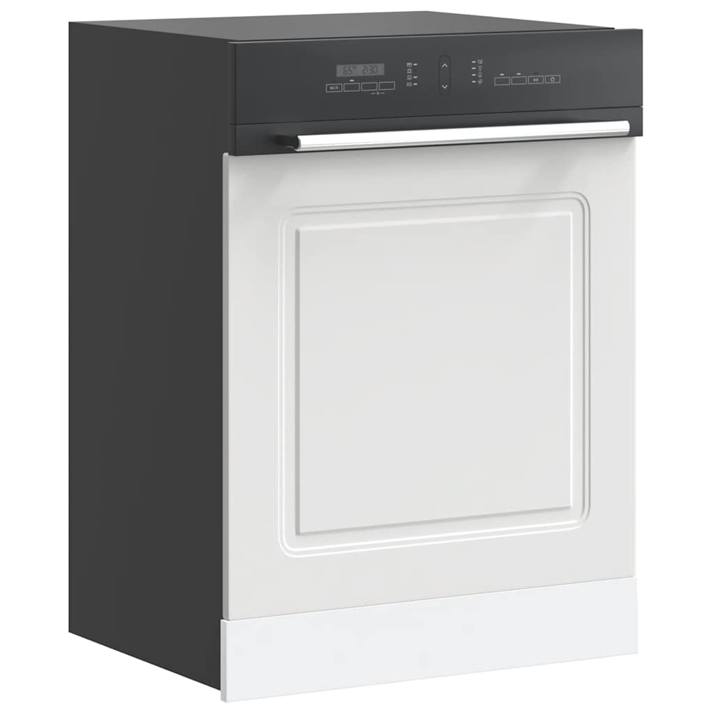 vidaXL Oppvaskmaskin panel Kalmar hvit 60x1,5x57 cm konstruert tre