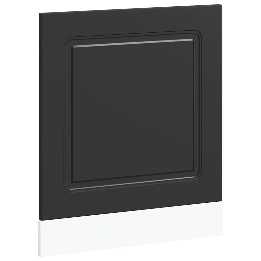 vidaXL Panel na myčku Kalmar černý 60x1,5x57 cm kompozitní dřevo
