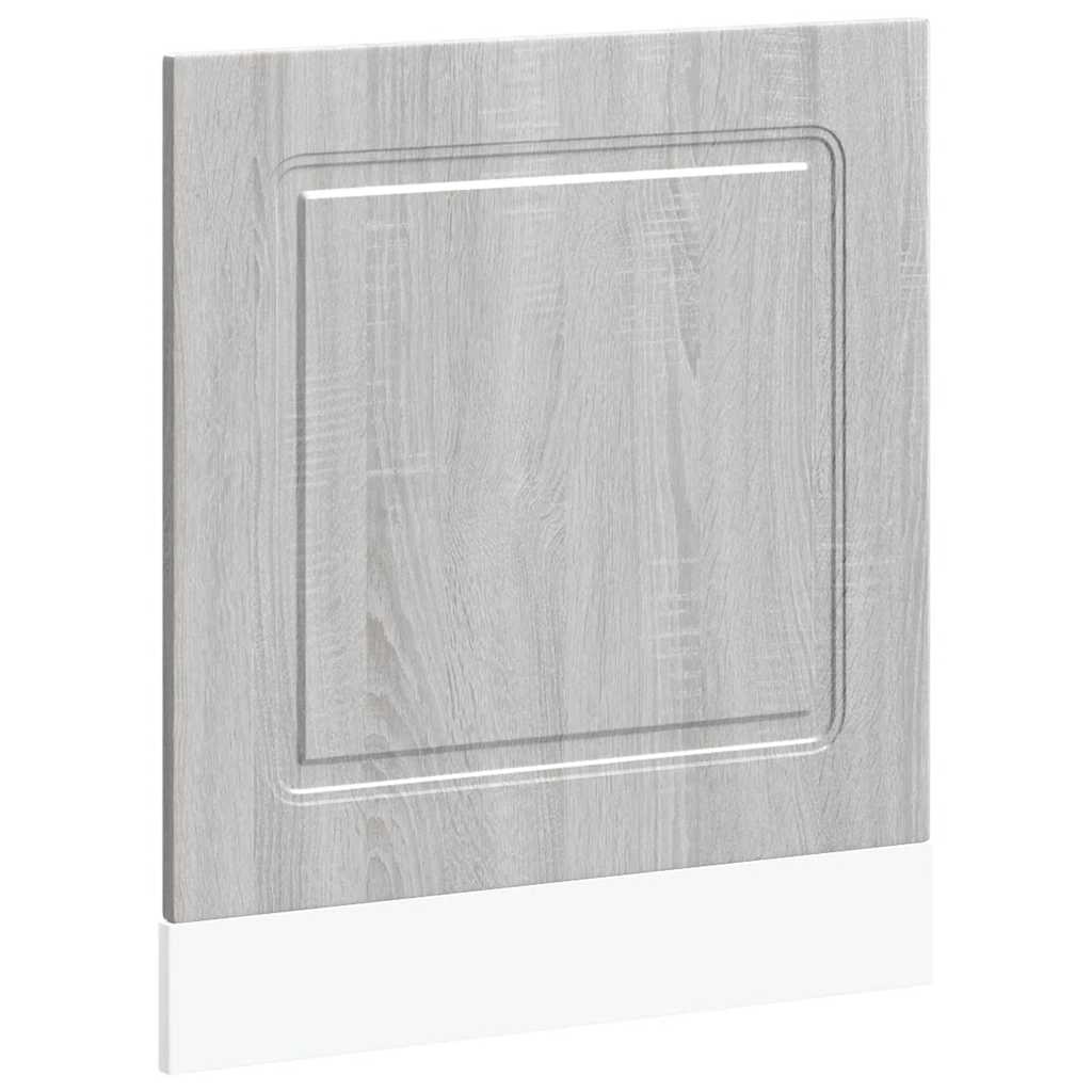vidaXL Panel na myčku Kalmar šedý sonoma 60x1,5x57 cm kompozit