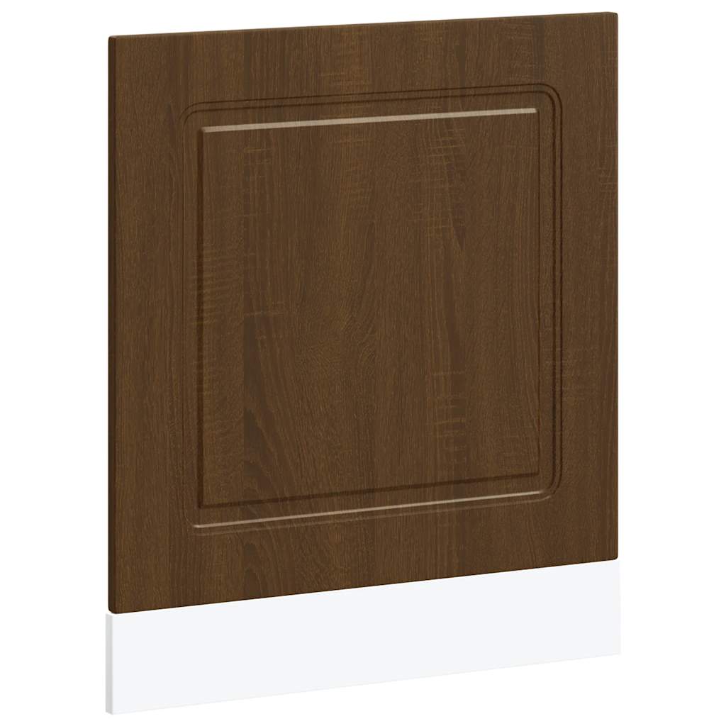 vidaXL Panel na myčku Kalmar hnědý dub 60x1,5x57 cm kompozitní dřevo