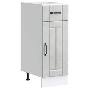 Kuhinjska osnovna omarica Lucca betonsko siv inženirski les