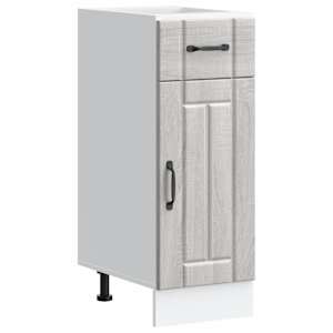 Kuchyňská spodní skříňka "Lucca" šedý sonoma kompozitní dřevo - obrázek 1