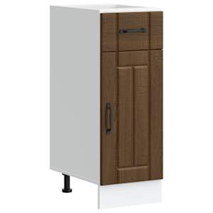 Kuhinjska osnovna omarica Lucca rjavi hrast inženirski les