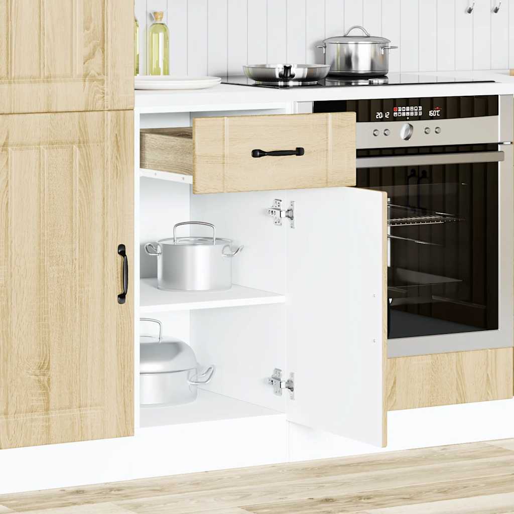 vidaXL Keuken onderkast Lucca bewerkt hout sonoma eikenkleurig afbeelding