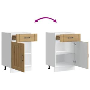 Kuchyňská spodní skříňka "Lucca" Artisan Oak kompozitní dřevo - obrázek 9
