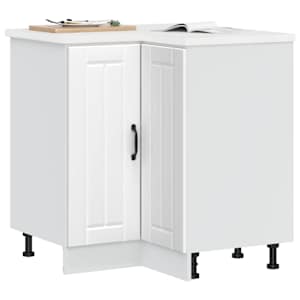 Kuhinjska kotna osnovna omarica Lucca bel inženirski les