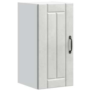 Kuhinjska stenska omarica Lucca betonsko siv inženirski les