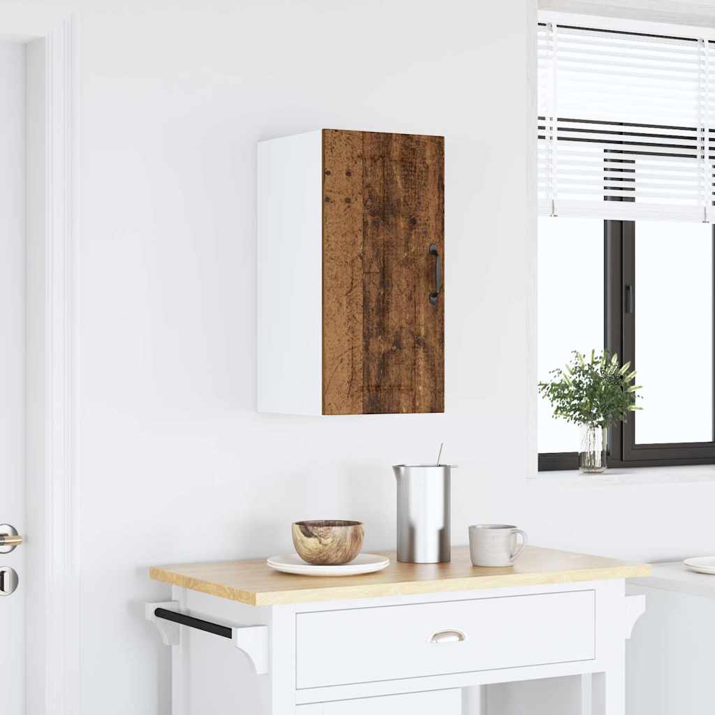 vidaXL Keukenwandkast Lucca bewerkt hout oud houtkleurig afbeelding