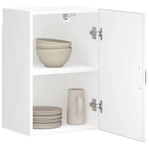 Kuhinjska stenska omarica Lucca bel inženirski les