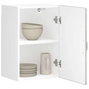 Kuhinjska stenska omarica Lucca betonsko siv inženirski les