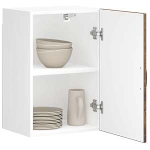 Kuhinjska stenska omarica Lucca dimljen hrast inženirski les