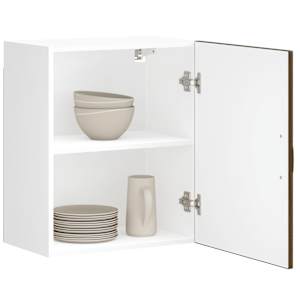 Kuhinjska stenska omarica Lucca rjavi hrast inženirski les