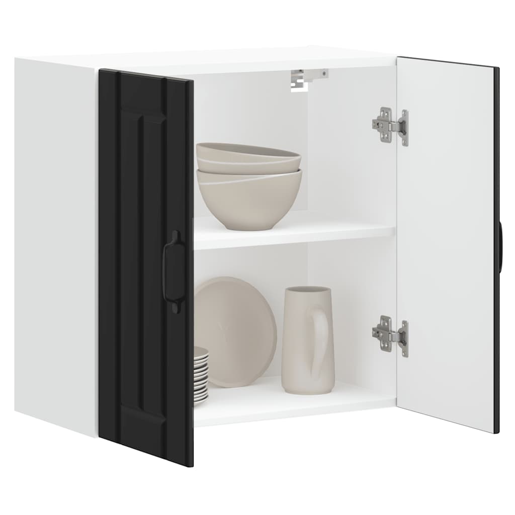 Thumbnail - vidaXL Küchen-Hängeschrank Lucca Schwarz Holzwerkstoff