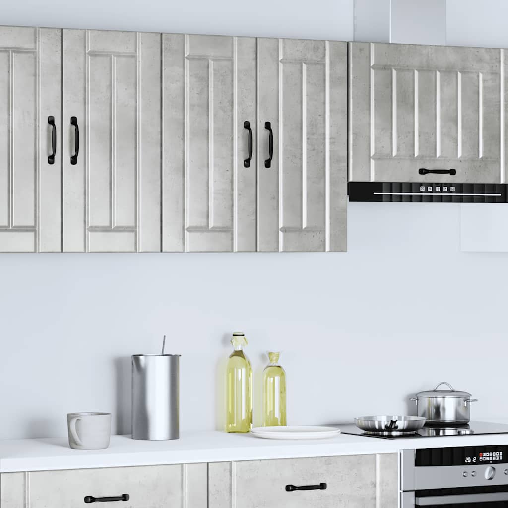 Thumbnail - vidaXL Küchen-Hängeschrank Lucca Betongrau Holzwerkstoff