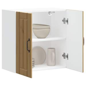 Kuhinjska stenska omarica Lucca artisan hrast inženirski les