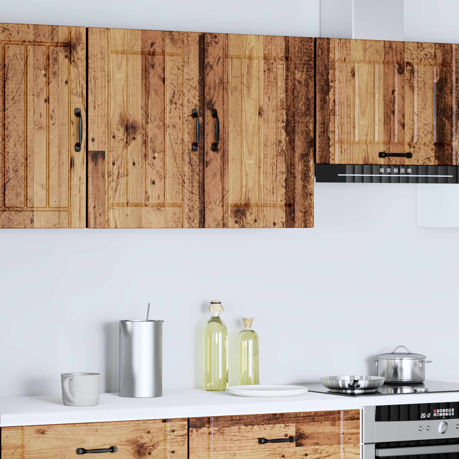 Køkkenvægskab Lucca Træ Konstrueret Træ - 80 X 31 x 60 cm / 1X vægskab (2 låger)
