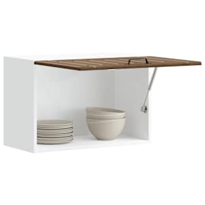 Kuhinjska stenska omarica Lucca rjavi hrast inženirski les