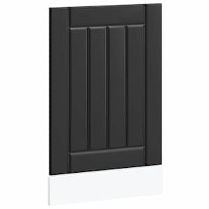 Panel na myčku "Lucca" černý kompozitní dřevo - obrázek 2