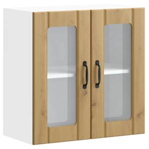 Kuchyňská nástěnná skříňka se skleněnými dvířky "Lucca" Artisan Oak, umělé dřevo - obrázek 2