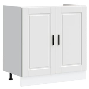 vidaXL valamu aluskapp, Porto, valge, 80x46x81,5 cm, tehispuit