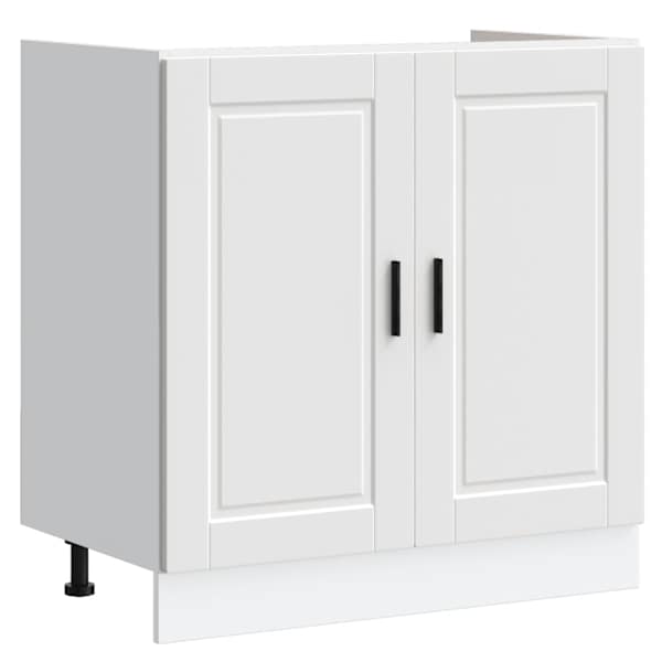 vidaXL valamu aluskapp, Porto, valge, 80x46x81,5 cm, tehispuit