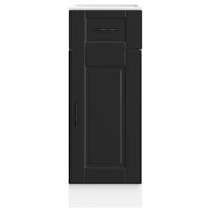 Kuchyňská spodní skříňka "Porto" černý kompozitní dřevo - obrázek 4