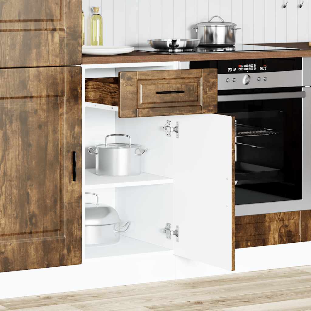 vidaXL Onderkast "Porto" bewerkt hout gerookt eikenkleurig, foto 2