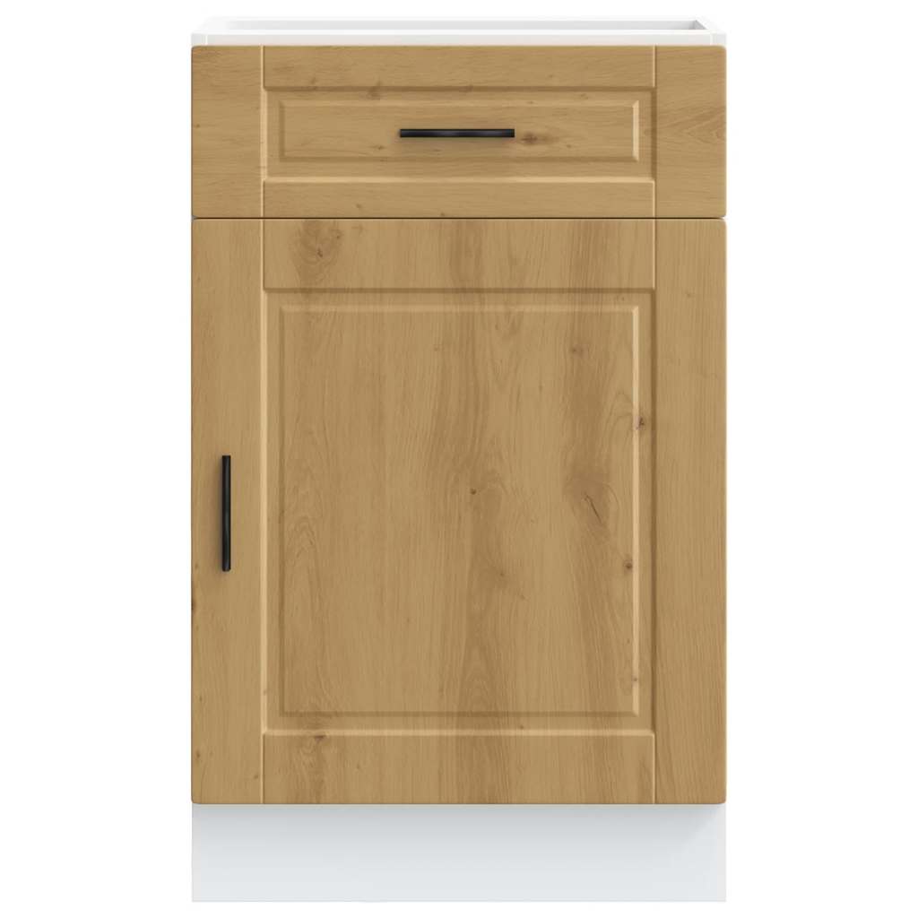 vidaXL Onderkast "Porto" bewerkt hout artisanaal eikenkleur, foto 4