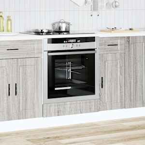 Omarica za pečico Porto siva sonoma inženirski les