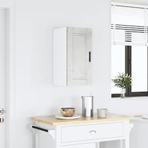 Kuhinjska stenska omarica Porto betonsko siv inženirski les