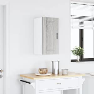 Kuhinjska stenska omarica Porto siva sonoma inženirski les