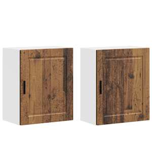 Kuchyňská nástěnná skříňky 2 ks "Porto" old wood kompozit - obrázek 2