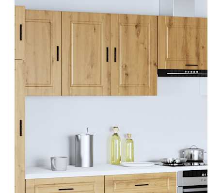 vidaXL K&uuml;chen-H&auml;ngeschrank Porto Artisan-Eiche Holzwerkstoff