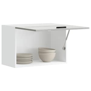 Kuhinjska stenska omarica Porto betonsko siv inženirski les