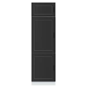 Kuchyňská skříňka "Porto" černý kompozitní dřevo - obrázek 3