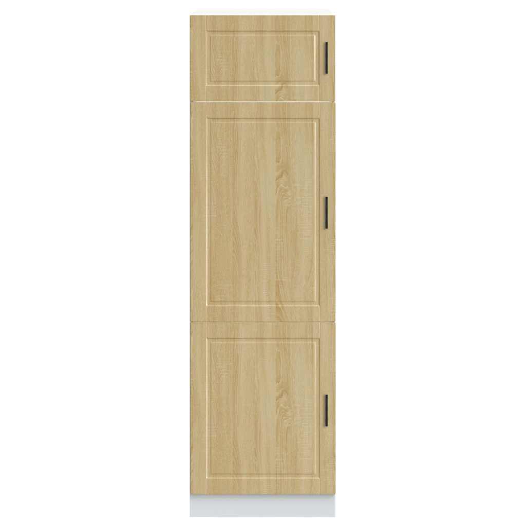 vidaXL Keukenkast Porto bewerkt hout sonoma eikenkleurig afbeelding