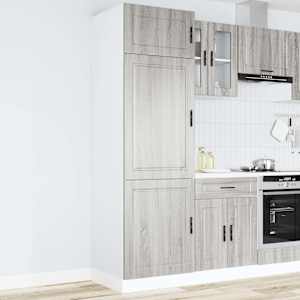 Kuhinjska osnovna omarica Porto siva sonoma inženirski les