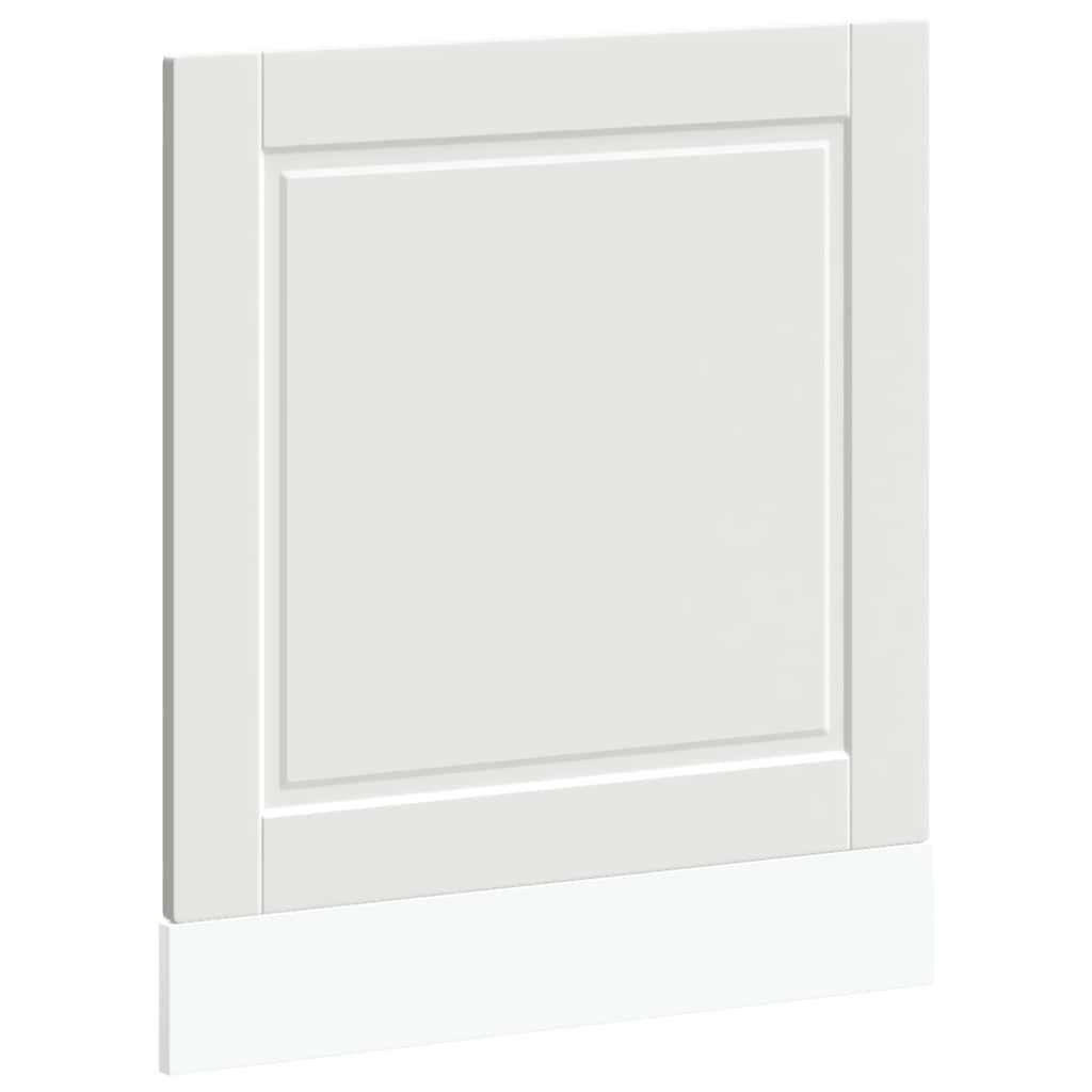 vidaXL Panel na myčku Porto bílý 60x1,5x57 cm kompozitní dřevo