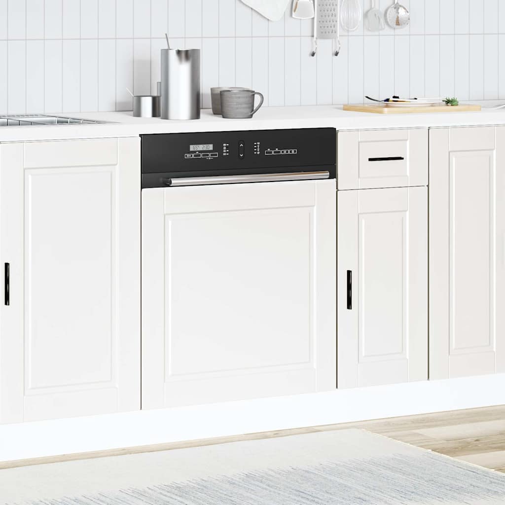 vidaXL Vaatwaspaneel Porto 60x1,5x67 cm bewerkt hout wit
