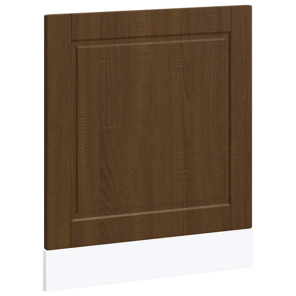 vidaXL Panel na myčku Porto hnědý dub 60x1,5x57 cm kompozitní dřevo
