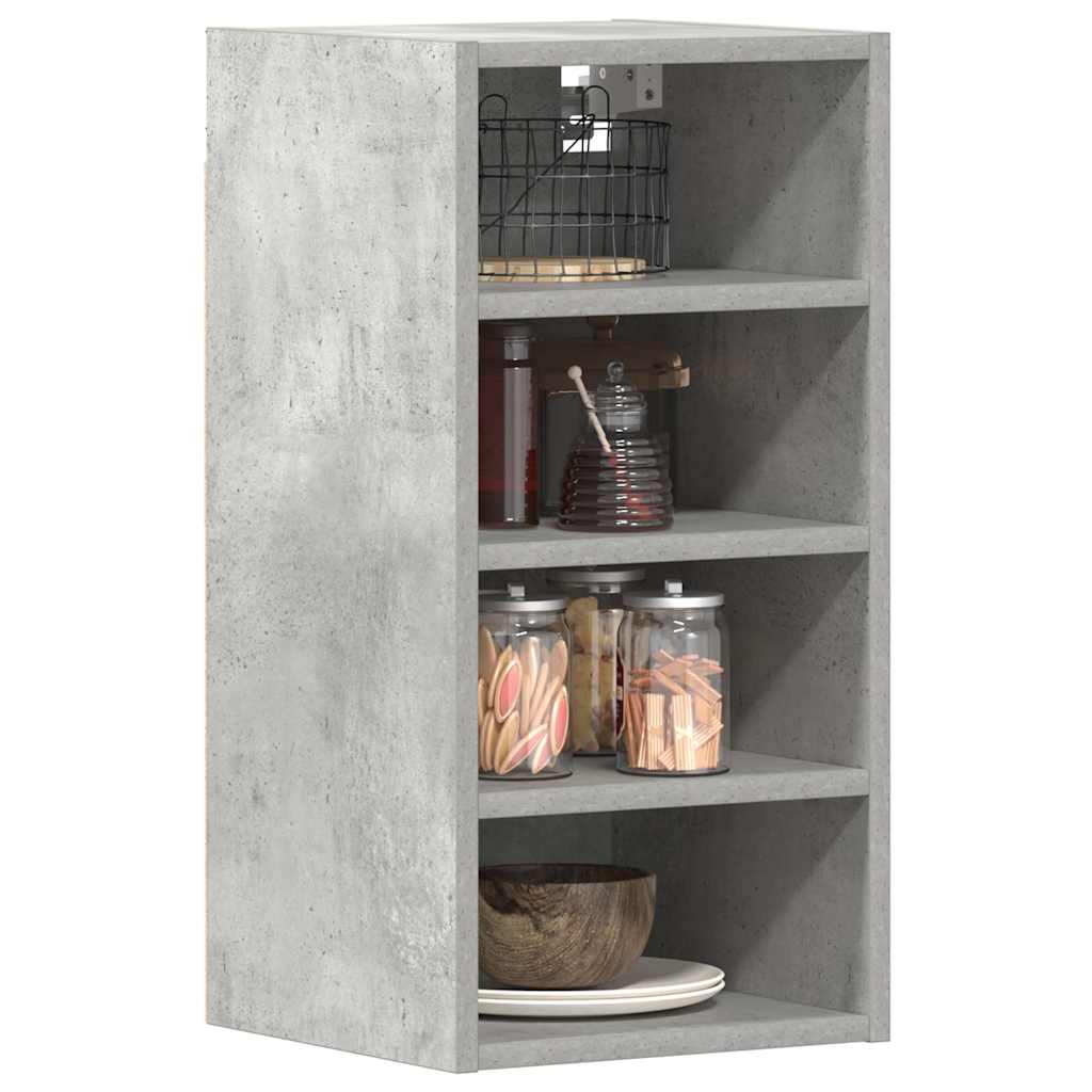 vidaXL Hängeschrank Betongrau 30x29,5x60 cm Holzwerkstoff