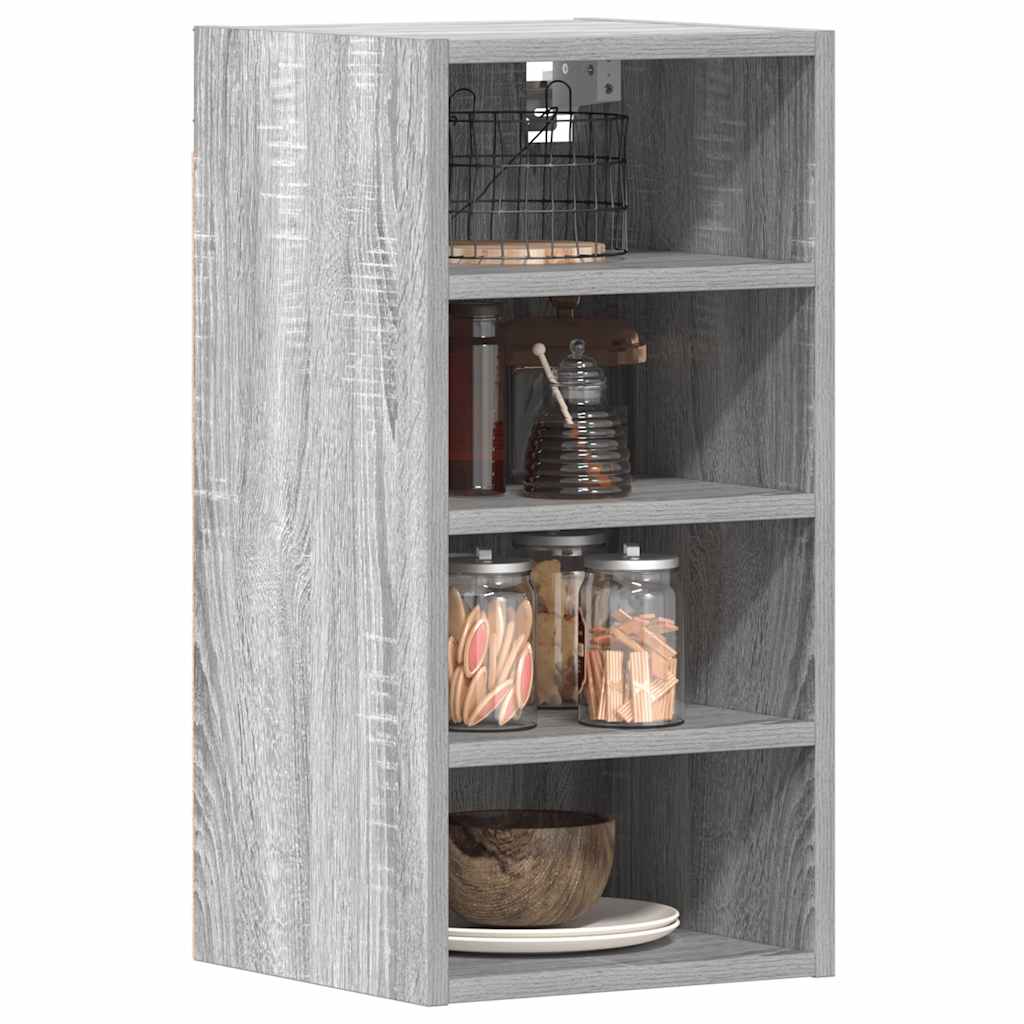 vidaXL Dulap suspendat “Riga”, gri sonoma, 30x29,5x60 cm
