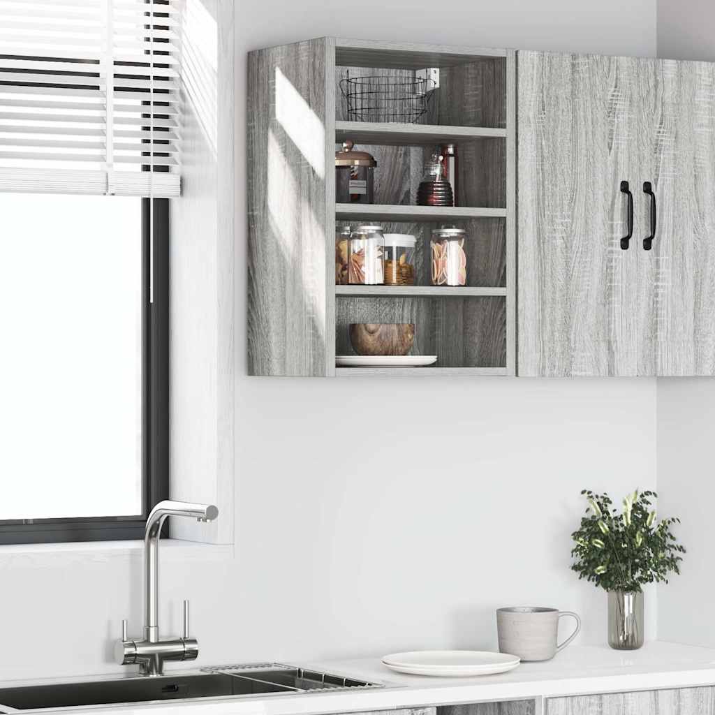Thumbnail - vidaXL Hängeschrank Riga Grau Sonoma 40x29,5x60 cm Holzwerkstoff