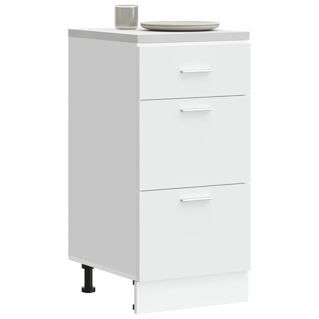 vidaXL Dulap inferior “Lyon” alb 40x46x81,5 cm lemn prelucrat