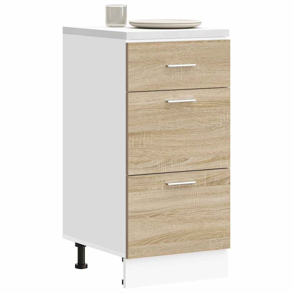 vidaXL Dulap inferior “Lyon” Stejar Sonoma 40x46x81,5 cm