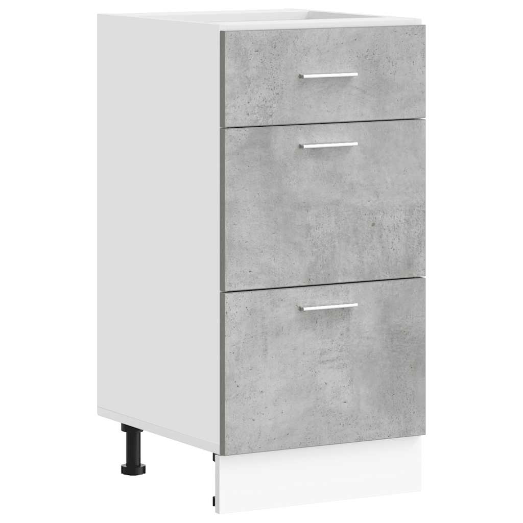vidaXL Spodní skříňka betonově šedá 40x46x81,5 cm kompozitní dřevo