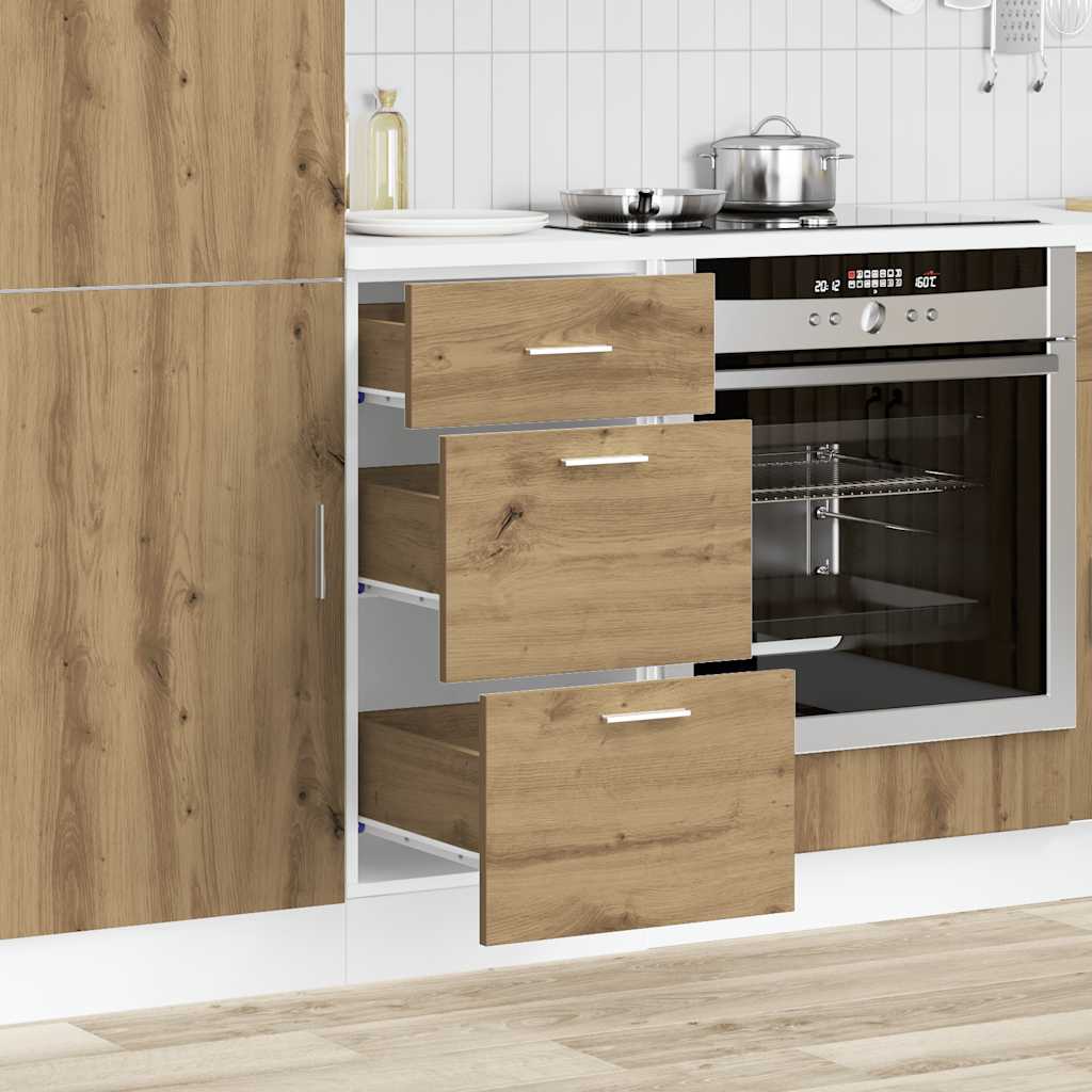 Thumbnail - vidaXL Unterschrank Lyon Artisan-Eiche 40x46x81,5 cm Holzwerkstoff