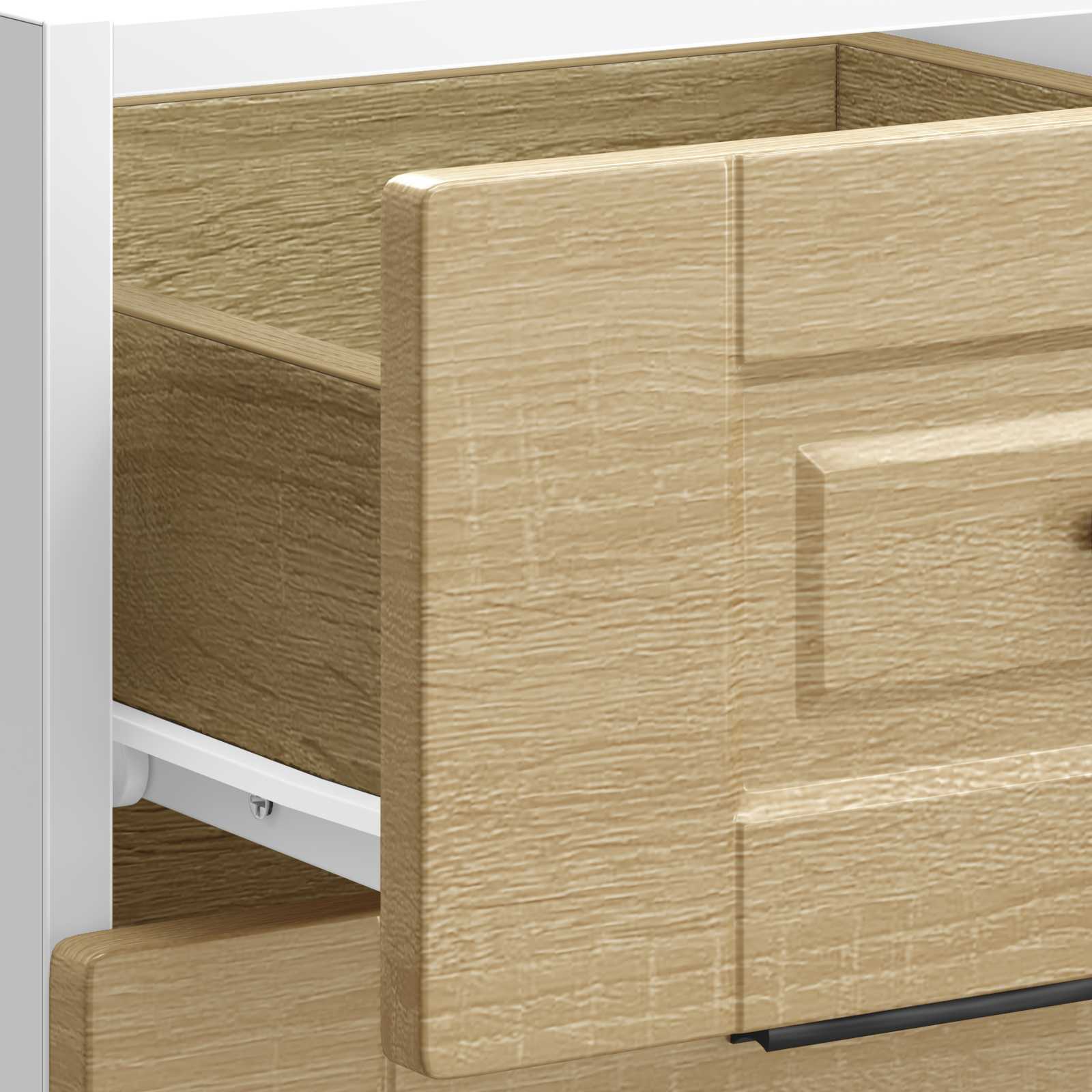 vidaXL Küchenunterschrank Porto Sonoma-Eiche Holzwerkstoff – Bild 15