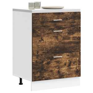 Kuhinjska osnovna omarica “Lyon” dimljen hrast inženirski les